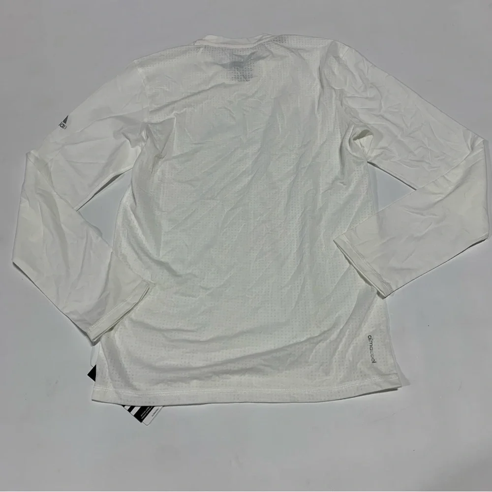 Adidas Men’s White Climacool White‎ Long Sleeve Shirt AreoKnit Small 2314